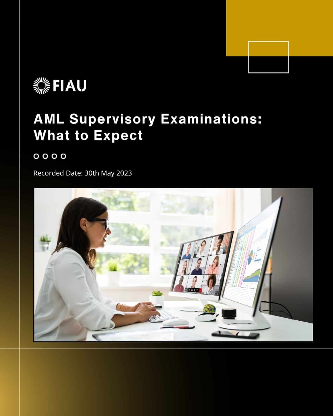 Woman on laptop attending a webinar